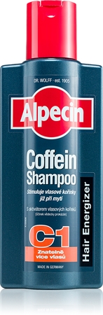 

Шампунь с кофеином для мужчин Alpecin Hair Energizer Coffein Shampoo C1, 375 ml