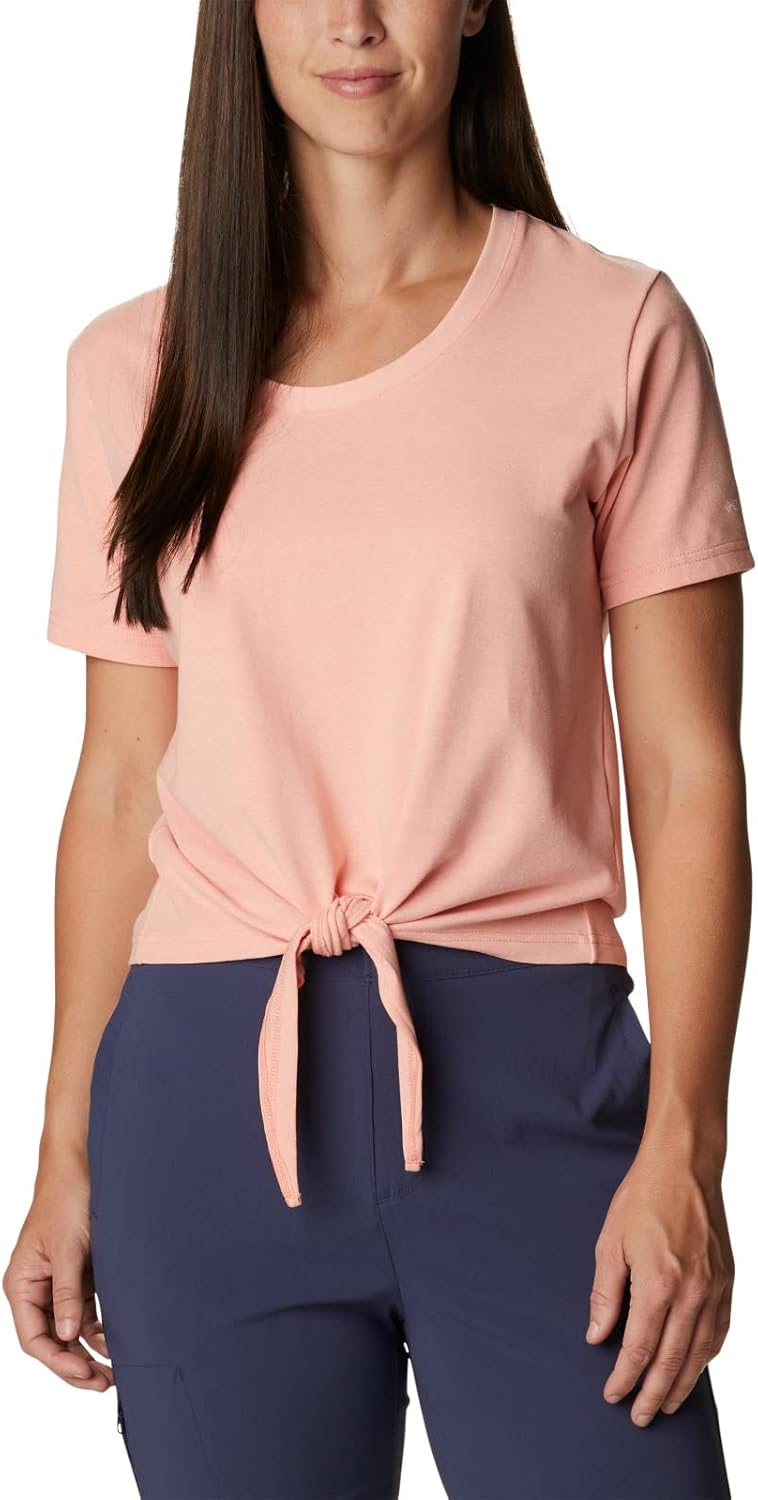 

Женская футболка Columbia Trek Ss, Coral Reef Heather, Розовый, Женская футболка Columbia Trek Ss, Coral Reef Heather