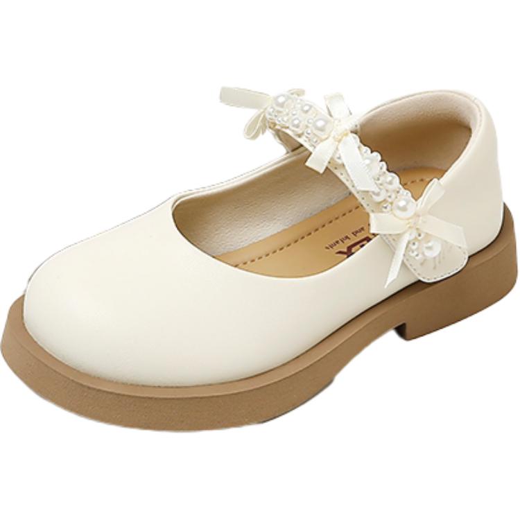 

Коллекция Princess Shoe устойчивые к истиранию низкие детские кожаные туфли Kids' Teenmix, бежевый