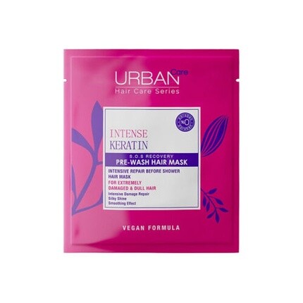 

Urban Care Интенсивная кератиновая спасательная маска для волос 50 мл, Розовый, Urban Care Интенсивная кератиновая спасательная маска для волос 50 мл
