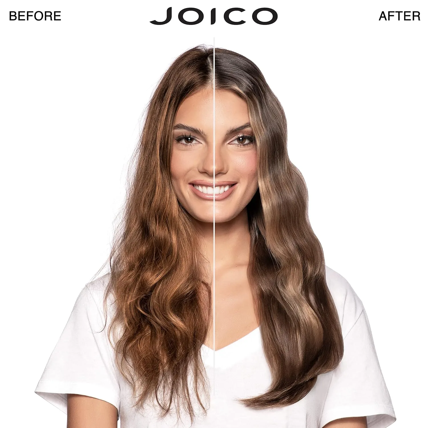Joico Color Balance Blue шампунь и кондиционер для осветленных каштановых волос, нейтрализует медные оттенки, усиливает цвет, защита от ультрафиолета, с маслом шиповника и экстрактом зеленого чая 550 мл (1 шт.), orange — фото 2