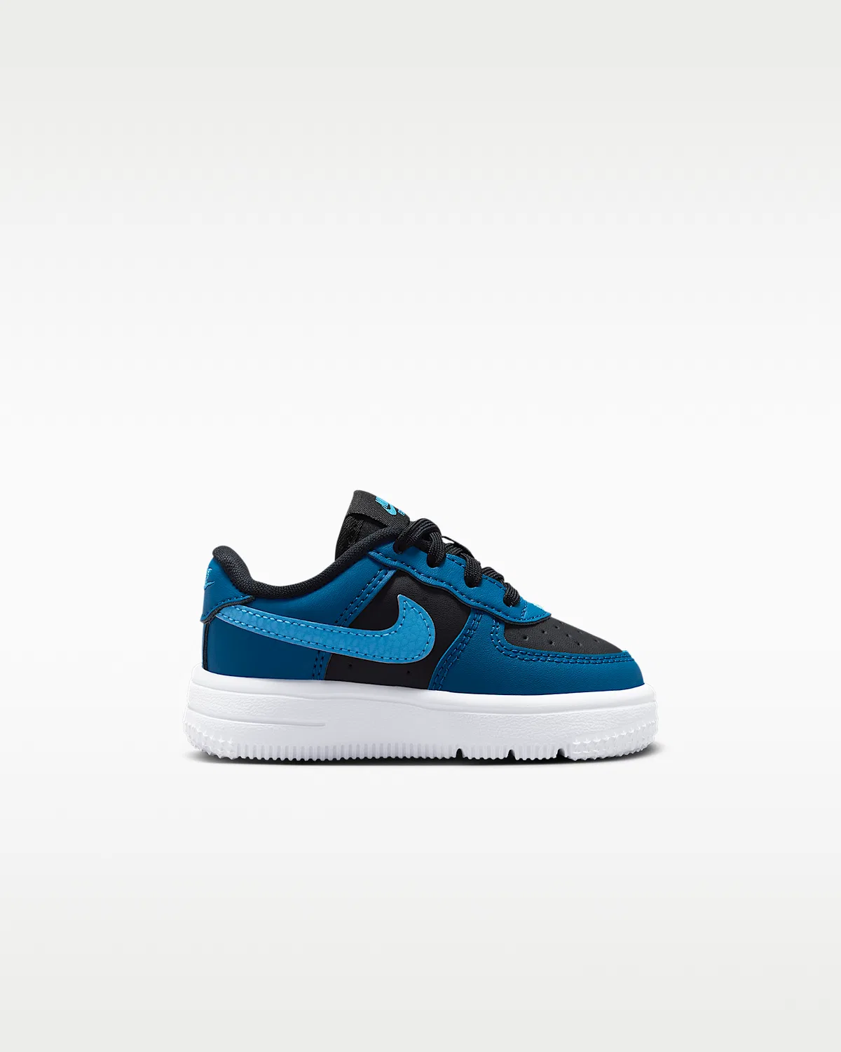 Кроссовки Nike Force 1 Low для малышей, Black/Court Blue/White/Dutch Blue — фото 3
