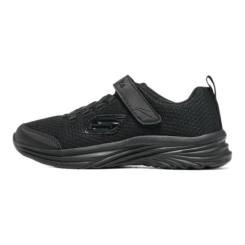 

Износостойкие дышащие низкие детские кроссовки для бега Skechers Kids, черный