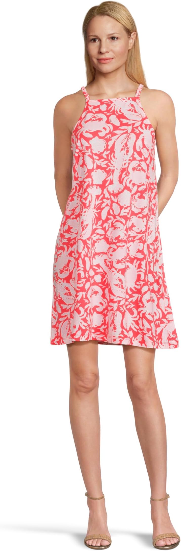 

Платье Lilly Pulitzer Kyleigh Dress, цвет Cane Coral Crab Collab