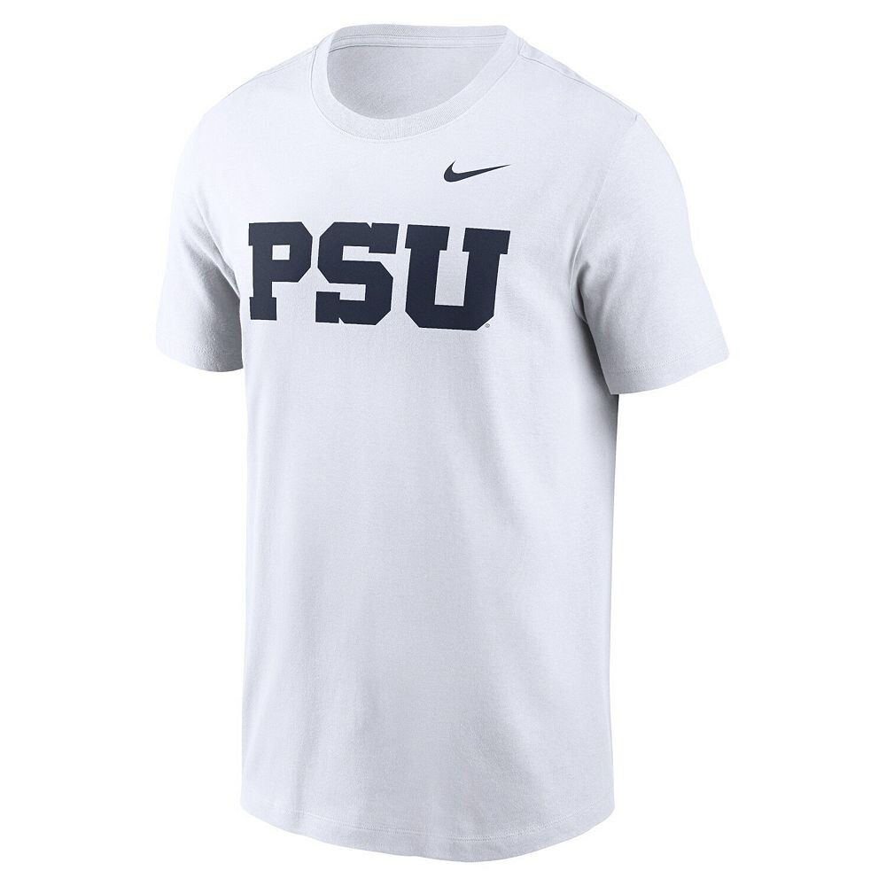 Мужская белая футболка с альтернативным логотипом Nike Penn State Nittany Lions Primetime Evergreen, цвет Pst White — фото 3