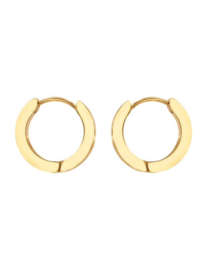 

Steel_Art Женские золотистые серьги-кольца Caro