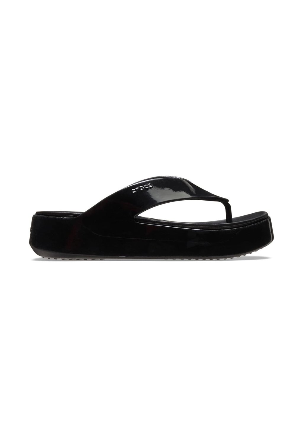 Сандалии GETAWAY PLATFORM PATENT FLIP Crocs, черный