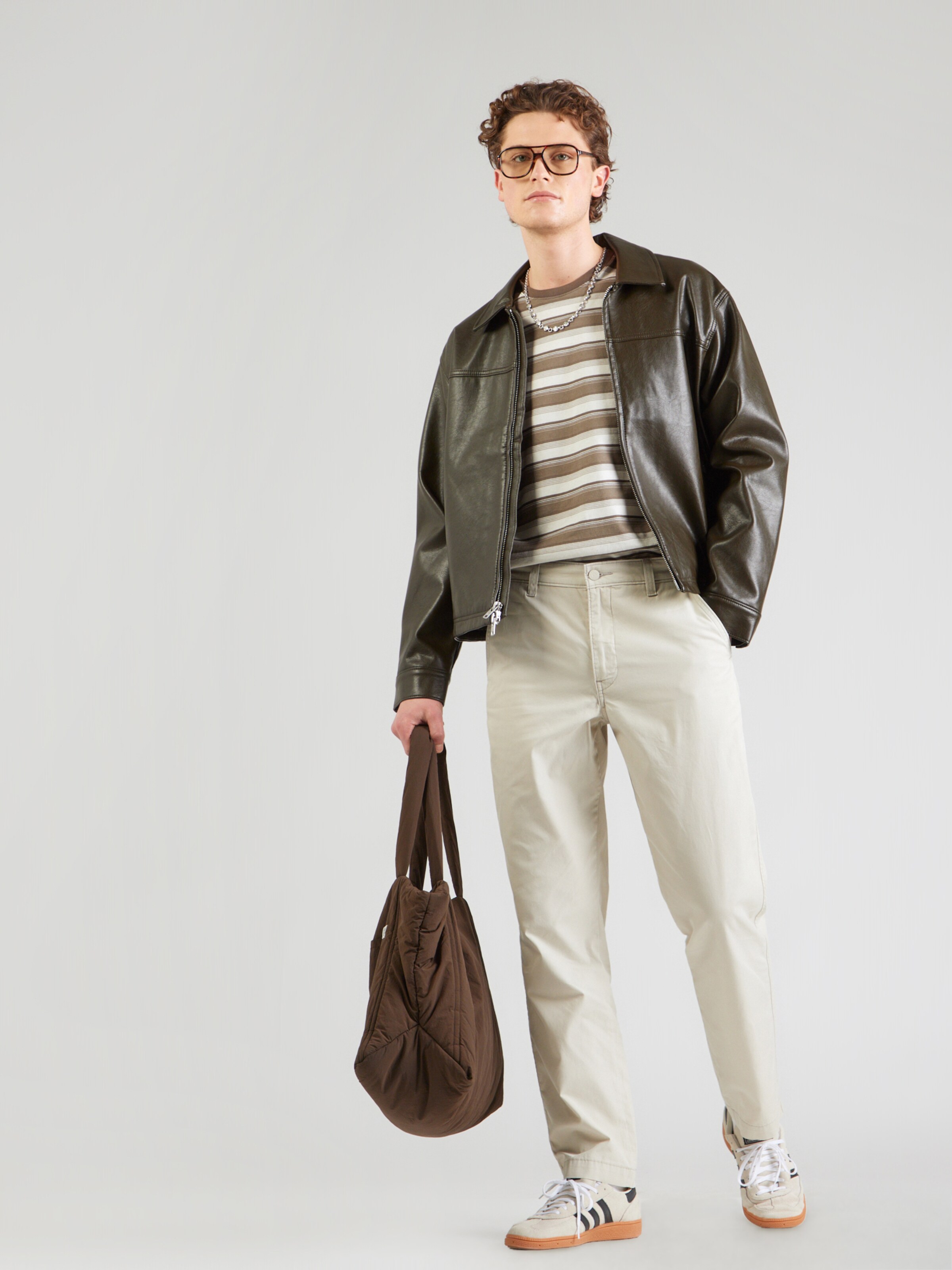 LEVI'S  Штаны чинос Regular 'XX Chino Authentic Relaxed Lightweight Pants' в цвете Cream — фото 4