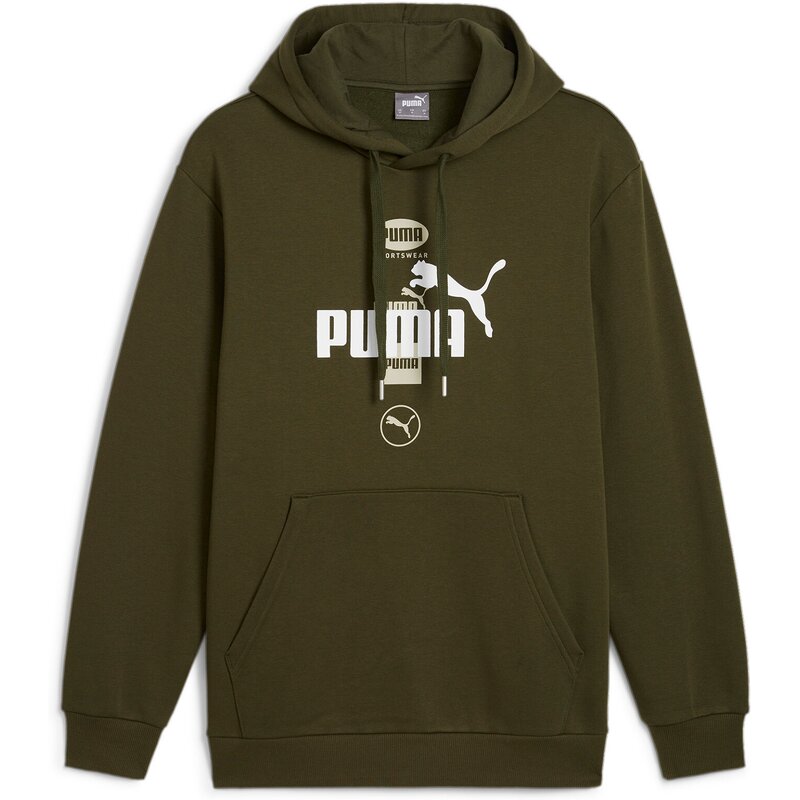 

Толстовка Kapuzensweat power graphic hoodie fl Puma, зеленый