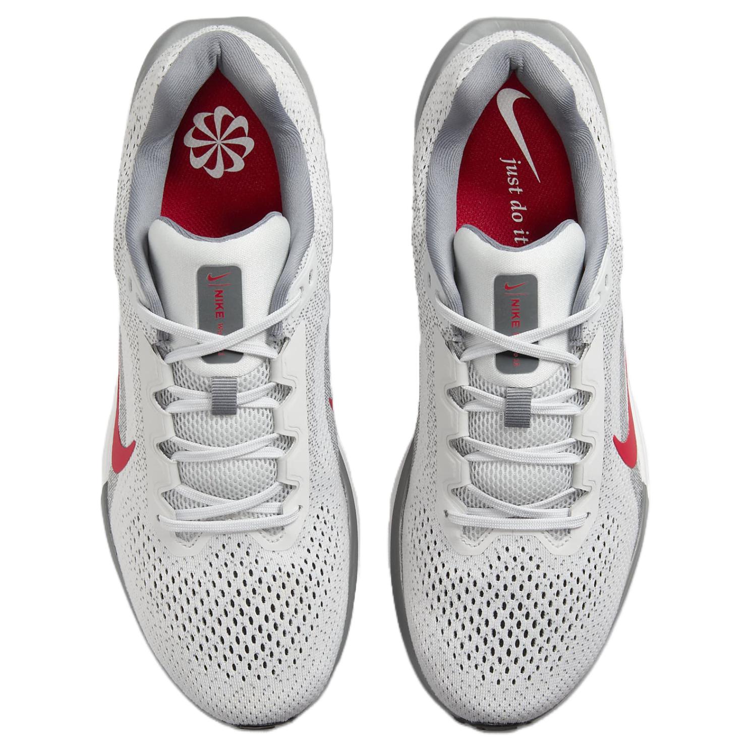 Nike Winflo 11 Photon Dust Smoke Grey Light Smoke Grey Fire Red, Дымчато-серый/Светло-дымчато-серый/Огненно-красный — фото 4