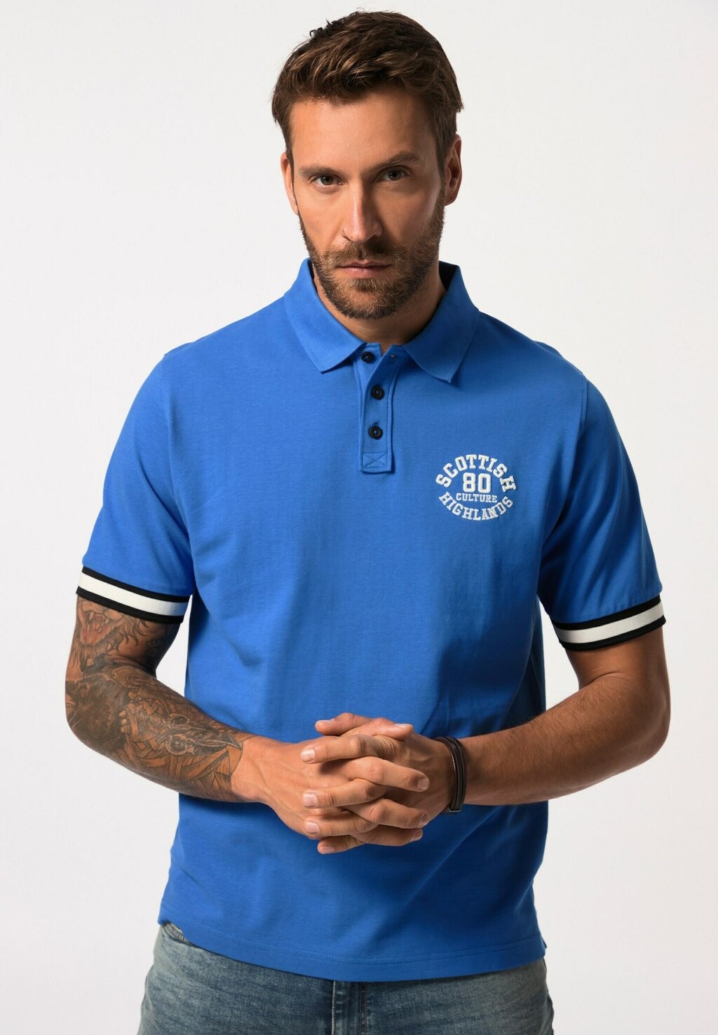 

Рубашка поло SHORT SLEEVE JP1880, синий