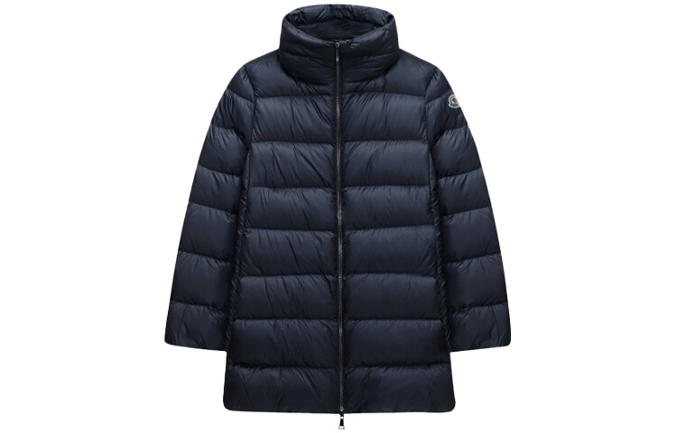 

Пуховик женский темно-синий Moncler
