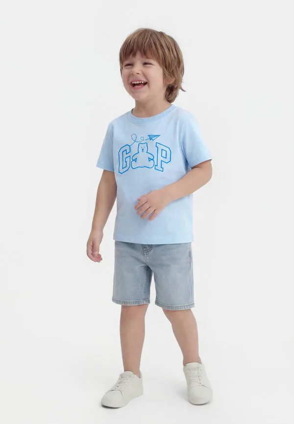 Футболка унисекс с принтом Gap, Cerulean Blue