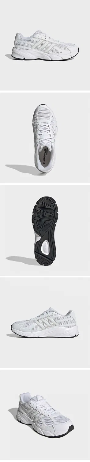Мужские бело-серые беговые кроссовки Technocaoz 2000 от Adidas — фото 4