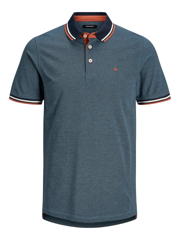 

Футболка поло Jack & Jones, синий