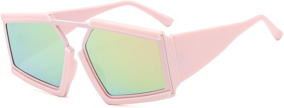 

Модные солнцезащитные очки неправильной формы для женщин и мужчин, винтажные роскошные солнцезащитные очки, трендовые модели, защита от ультрафиолета UV400 generic, Pink Pink