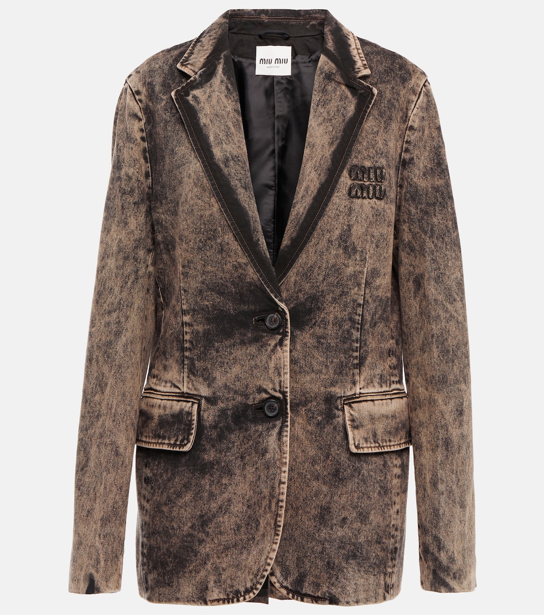 

Джинсовый блейзер Miu Miu, Nero