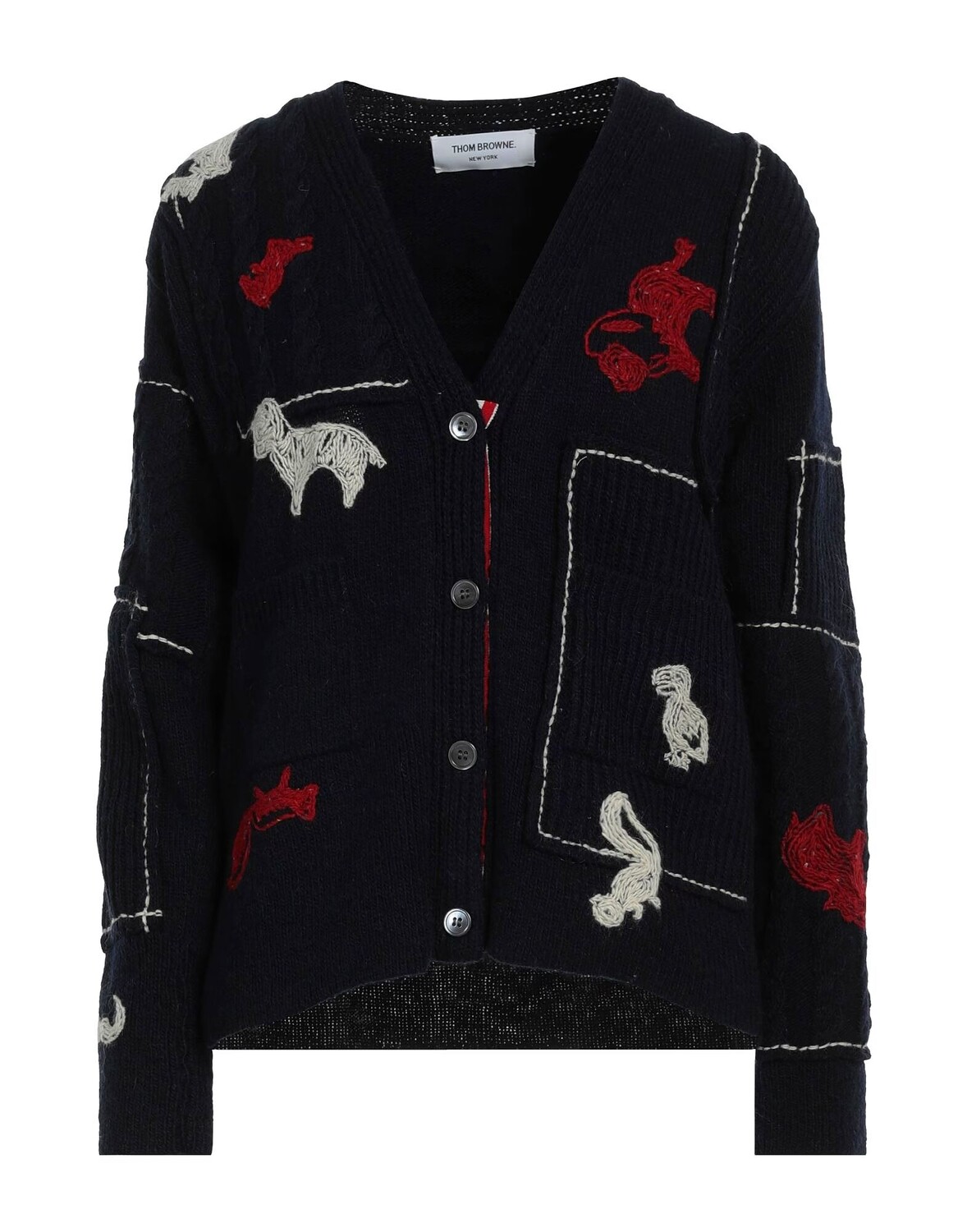 

Кардиган Thom Browne, синий
