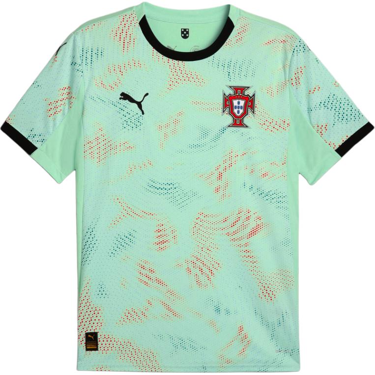 

Футболка Portugal '25 Away Replica женская PUMA, зеленый