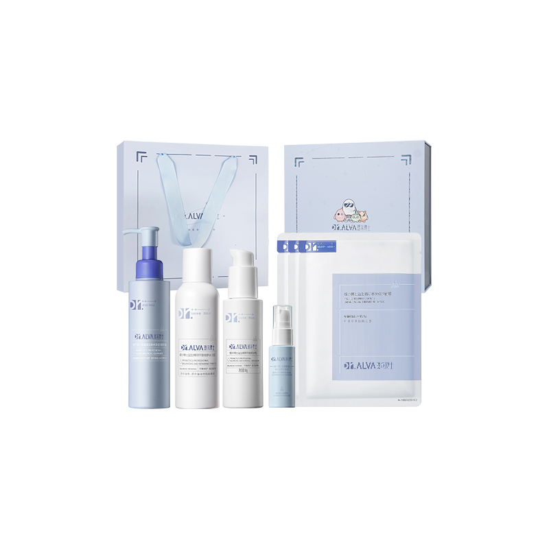 Набор косметики для ухода за лицом Dr.Alva Prebiotic Balance Repairing Box, 7 средств — фото 2