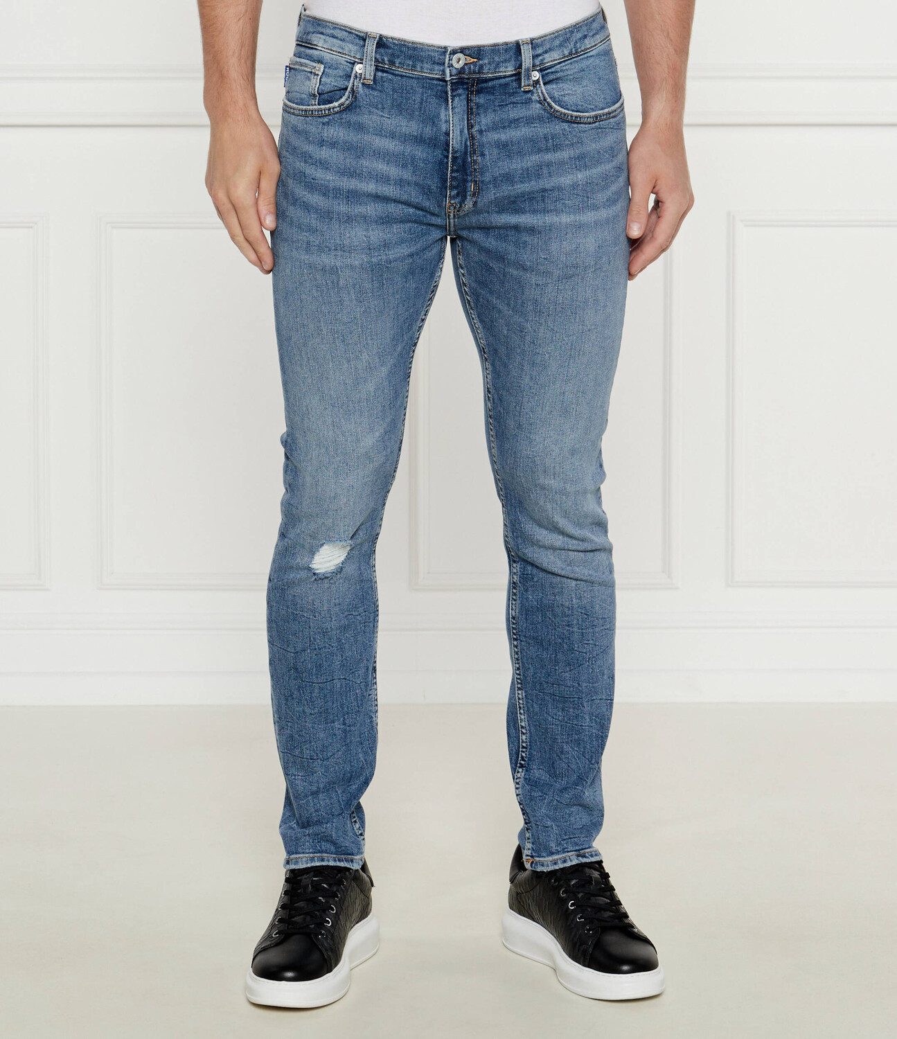 

Джинсы Hugo Blue Zane Slim Fit, синий