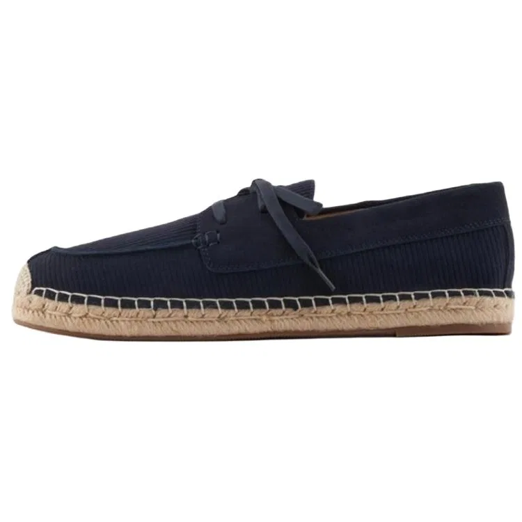 Эспадрильи мужские Marine Blue EMPORIO ARMANI