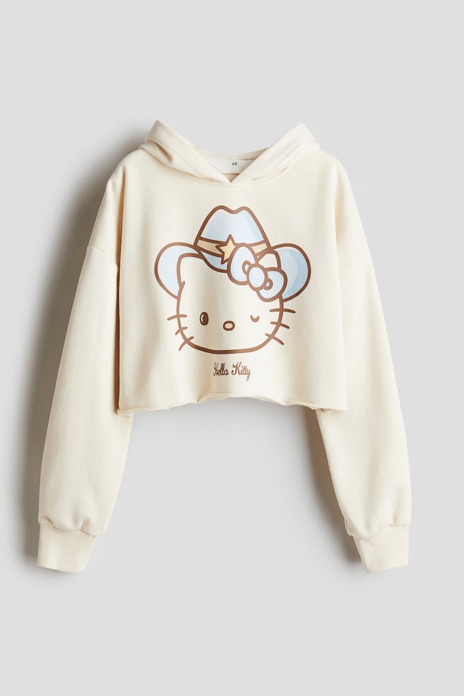 

Укороченная толстовка с капюшоном H&M, мультиколор