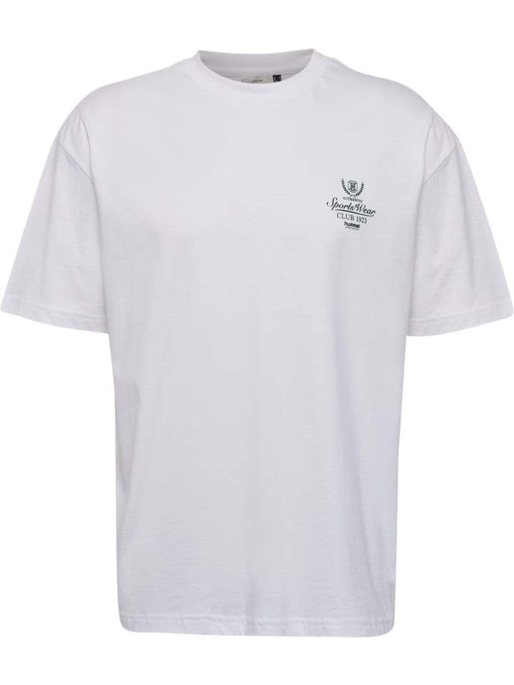 

Футболка "Свободная футболка S/S Club Sportswear" белого цвета Hummel
