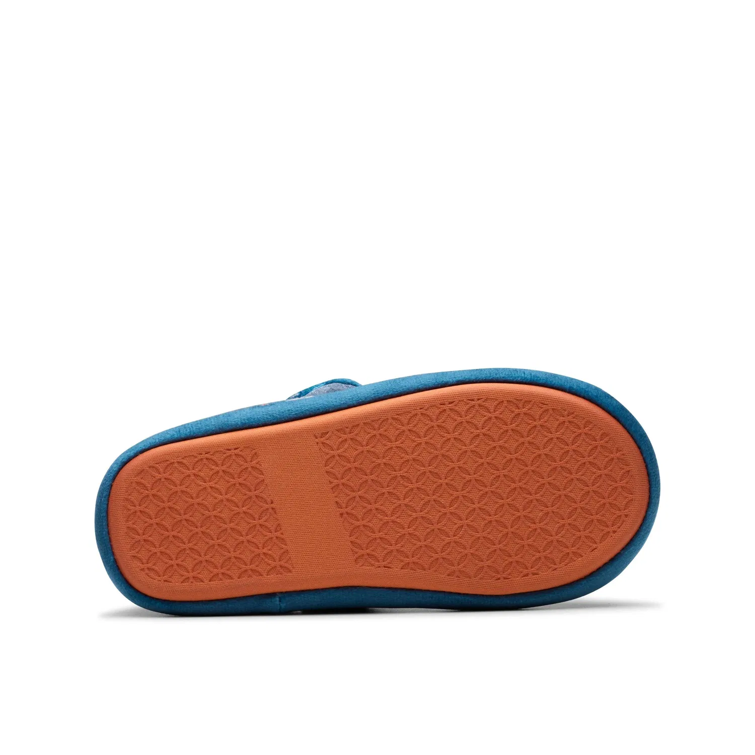 Тапочки детские с динозаврами Clarks, синий — фото 3