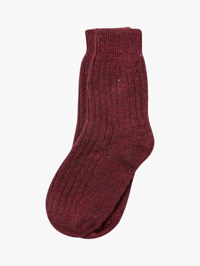 

Рифленые носки из смесовой шерсти Donegal Celtic & Co., Claret