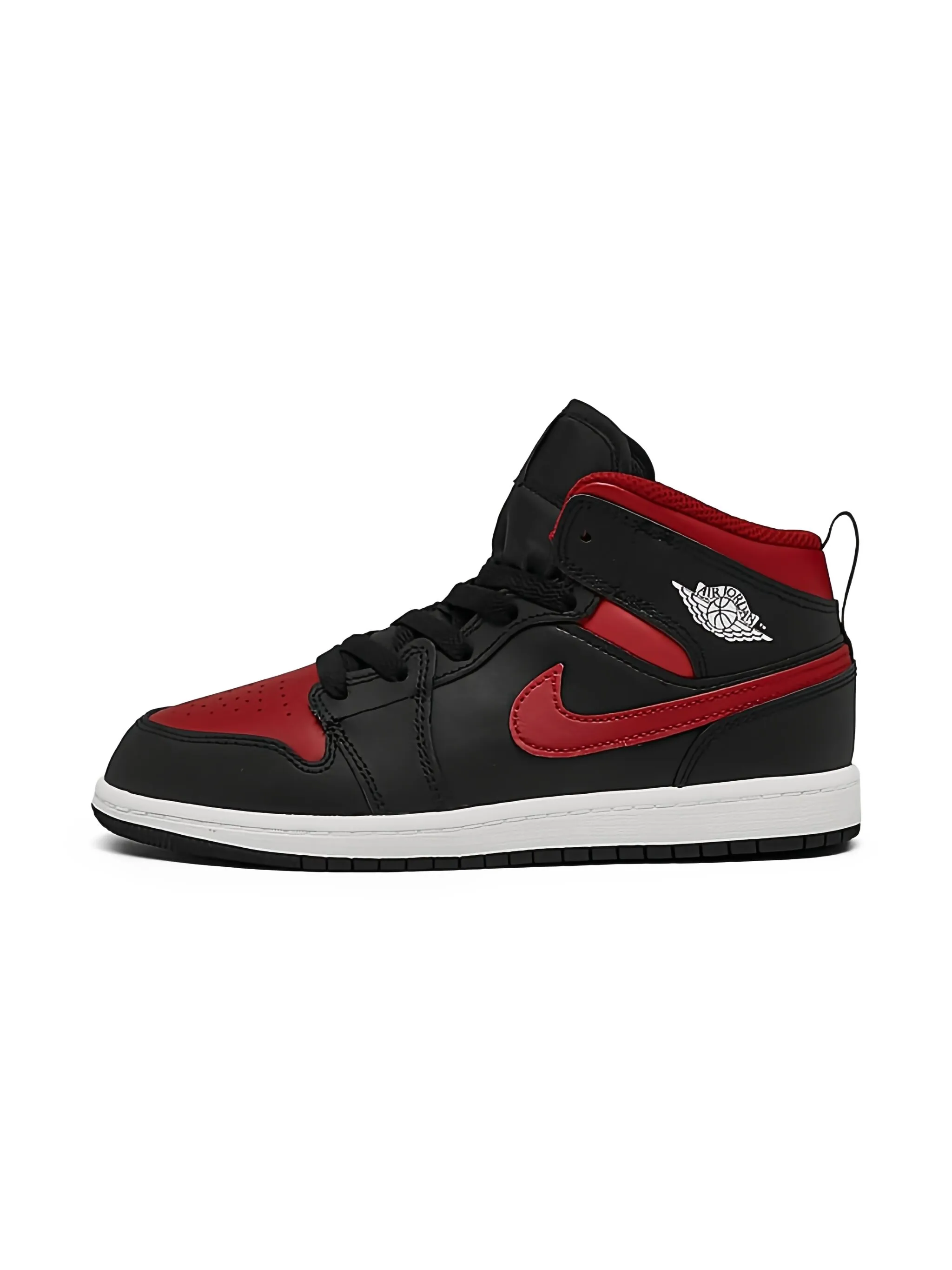 

Кроссовки Air Jordan 1 Mid Bred Twist Jordan Kids, черный