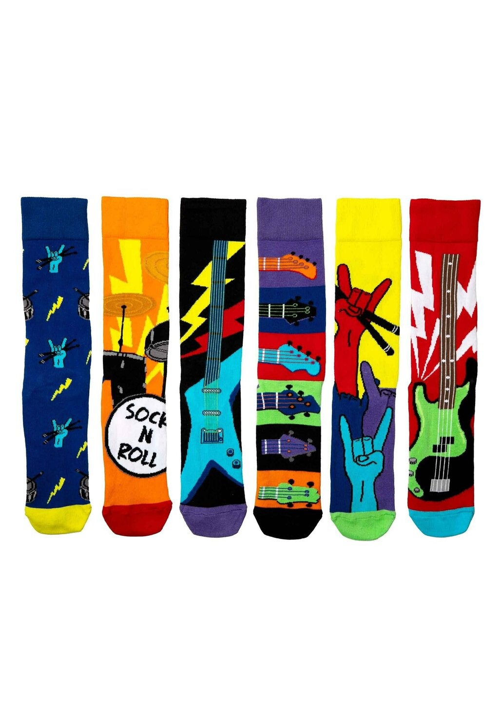 

Носки 6 PACK MOTTOMOTIVE United Odd Socks, мультиколор