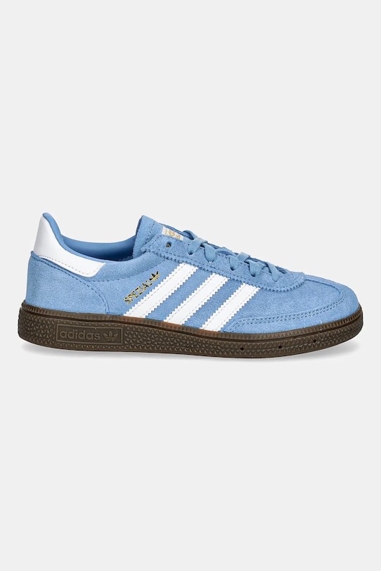 Детские замшевые кроссовки Handball Spezial Adidas Originals, синий — фото 2
