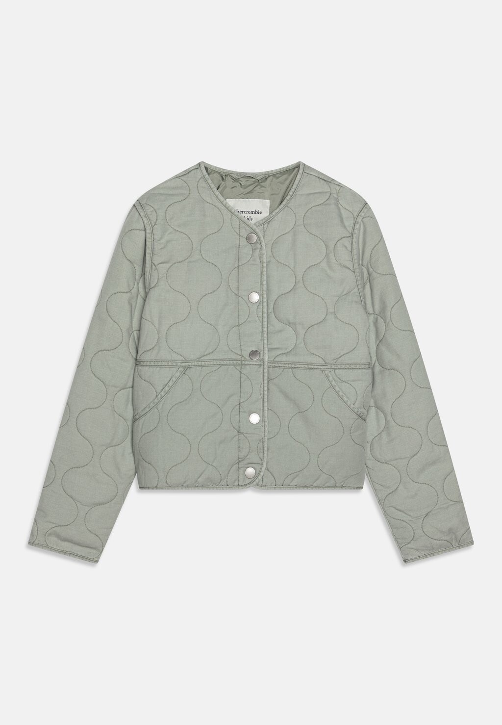 

Зимняя куртка QUILTED LINER Abercrombie & Fitch, зеленый