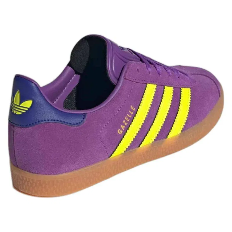 Кроссовки для скейтбординга Gazelle Low Top Kids Purple Teenagers Adidas Originals — фото 4
