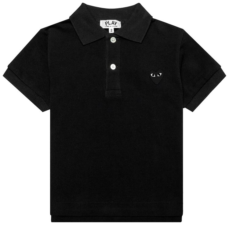 

Поло Comme des Garçons PLAY Emblem Polo Shirt 'Black', черный