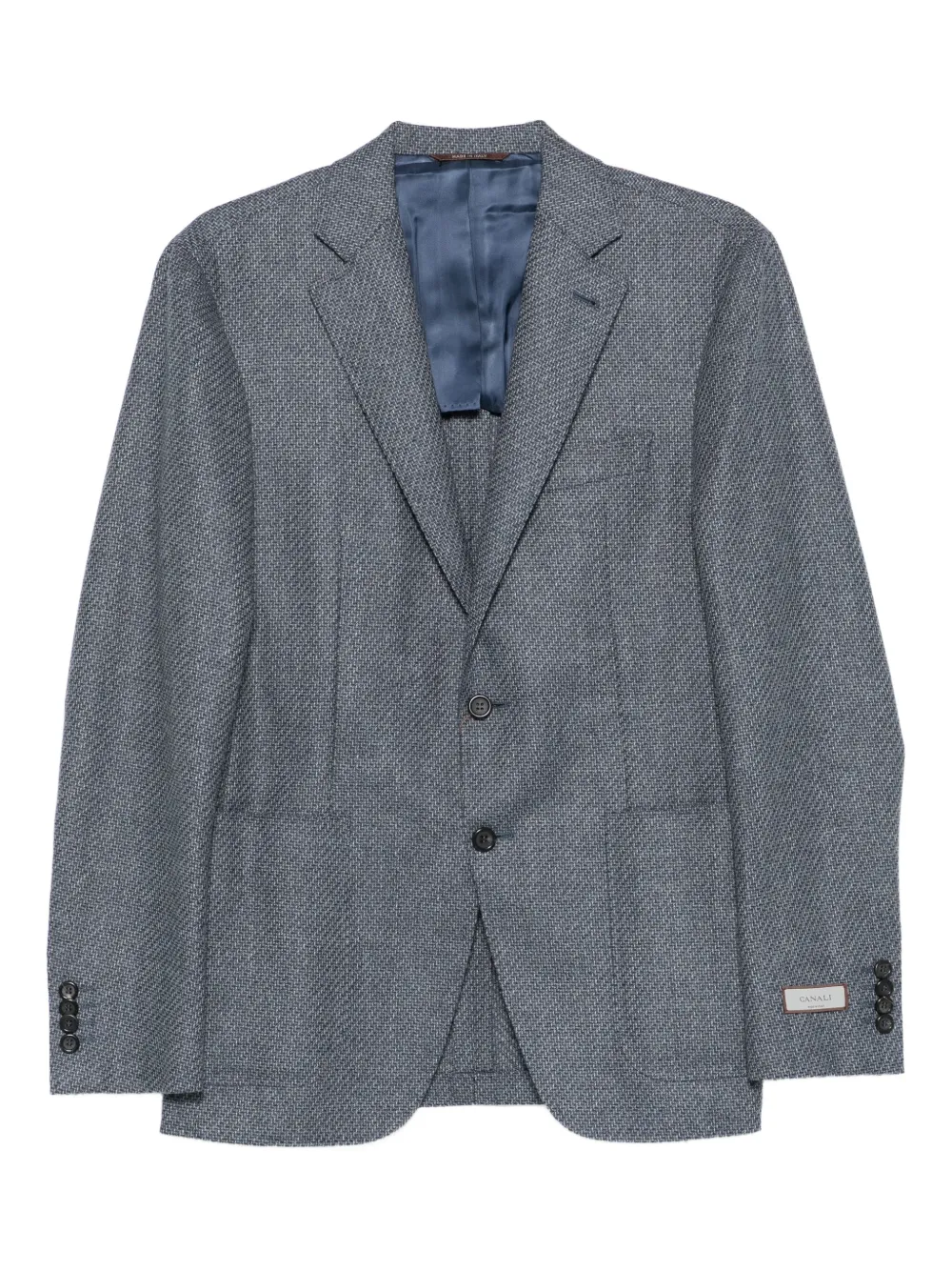 

Фактурный пиджак Canali, синий