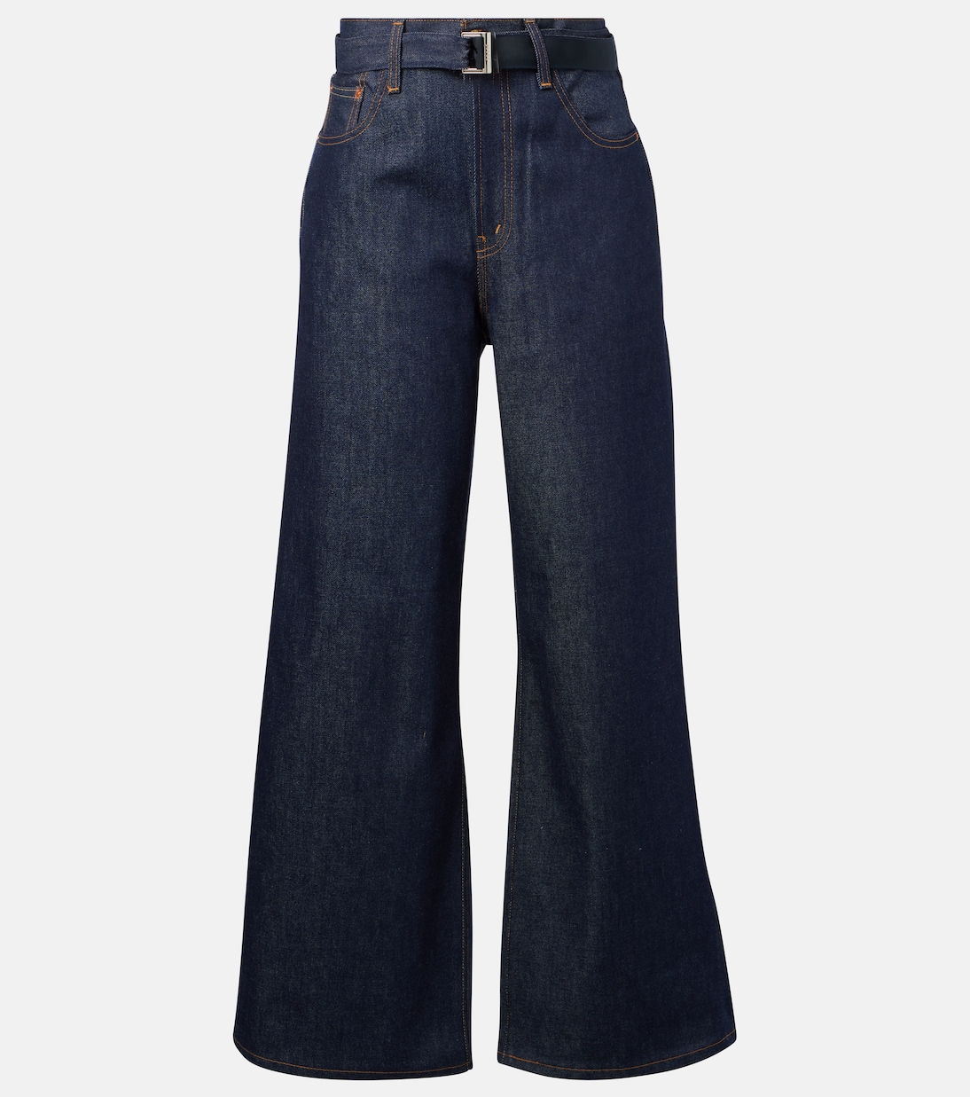 

Levi's джинсы с высокой посадкой и расклешёнными штанинами Sacai, Indigo