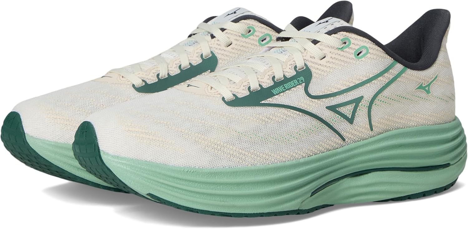 

Мужские кроссовки Mizuno Wave Rider 29 2e, белый/зеленый