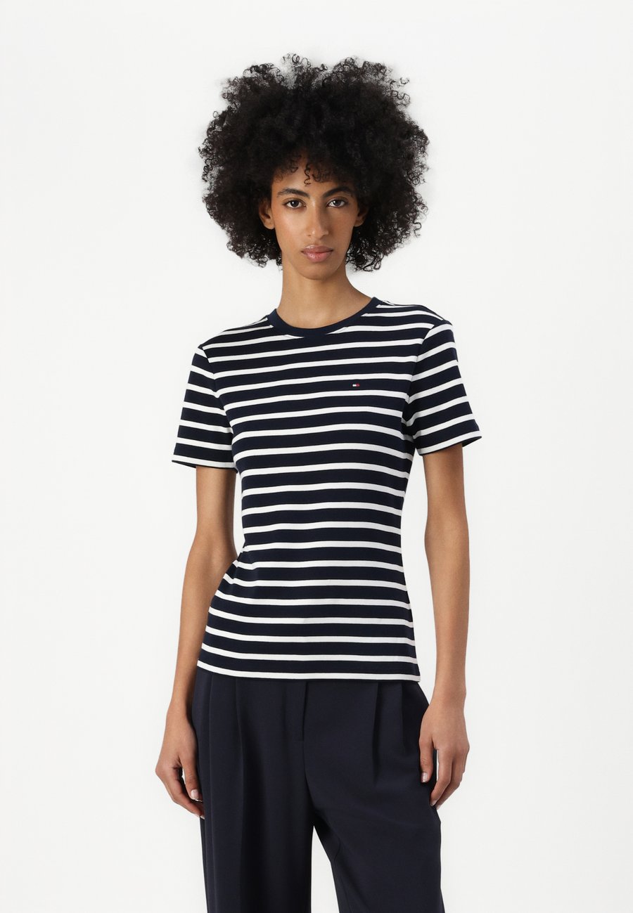 

Футболка Tommy Hilfiger SLIM CODY, Dark Night Navy/Ecru/Blue, Синий, Футболка Tommy Hilfiger SLIM CODY, Dark Night Navy/Ecru/Blue