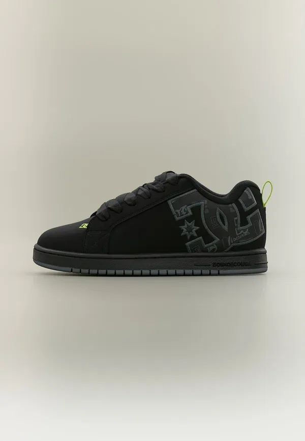 Кроссовки для скейтбординга Court Graffik Skate Shoes Dc Shoes, черный/серый/лайм