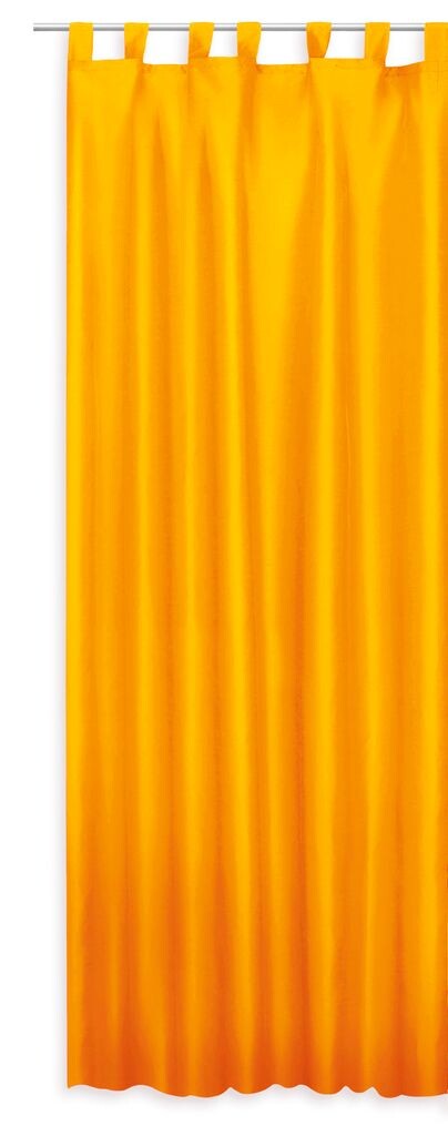 

Штора затемняющая люверсы Thermo Dimout антрацит - высота 140 х 145 см Haus und Deko, желтый