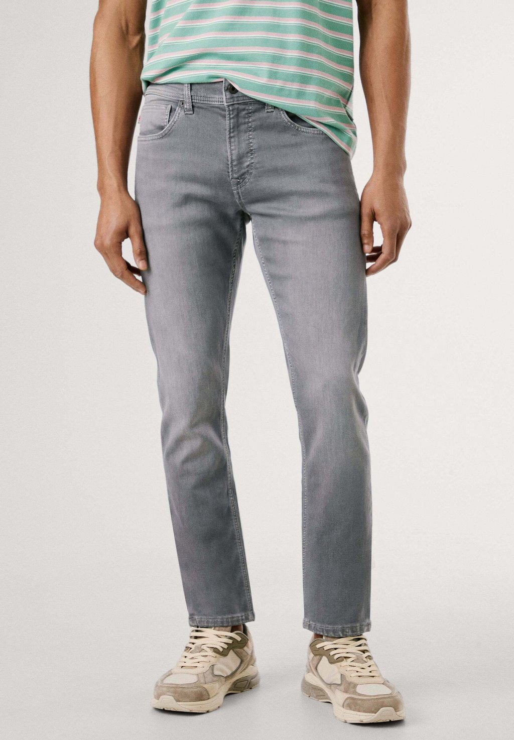 

Джинсы облегающего кроя GYMDIGO Pepe Jeans, цвет Authentic Steel Grey Gymdigo