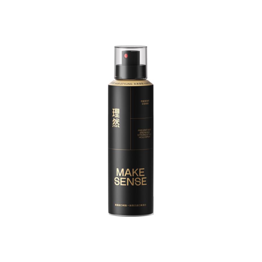 MAKE ESSENCE Антиломающий прочный быстросохнущий black gold спрей для укладки волос долговременная фиксация с легким смыванием — фото 2