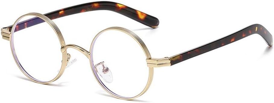 

Ретро маленькие круглые металлические панк-солнцезащитные очки для женщин, модные прозрачные линзы, трендовая оправа, защита от УФ-излучения UV400 для мужчин SKFGNX, Golden Leopard Clear