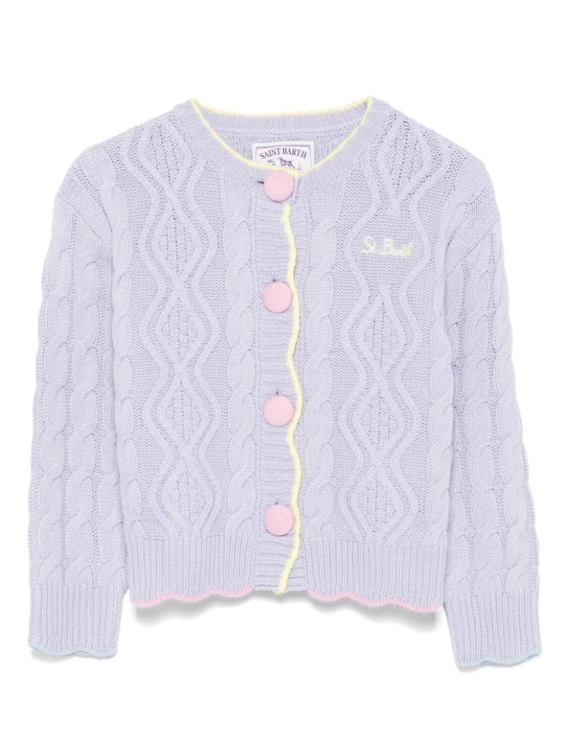 

MC2 Saint Barth Kids Gretta кардиган, фиолетовый