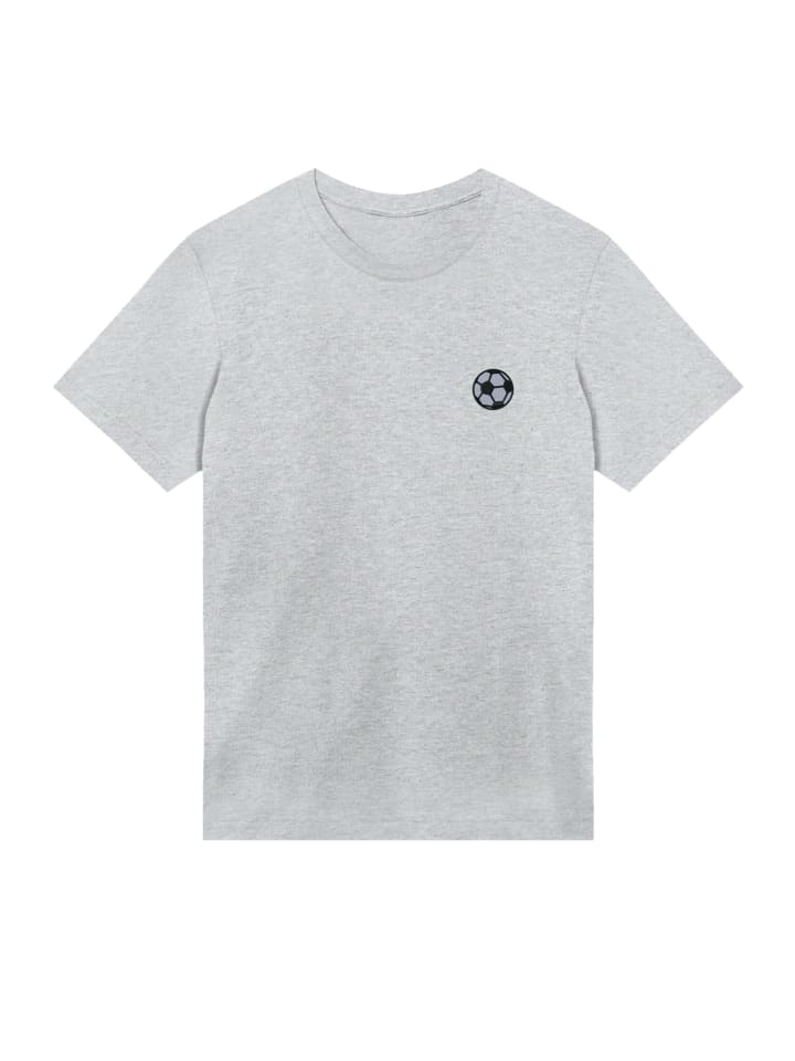 

Футболка с вышивкой в цвете меланжевый серый F4NT4STIC