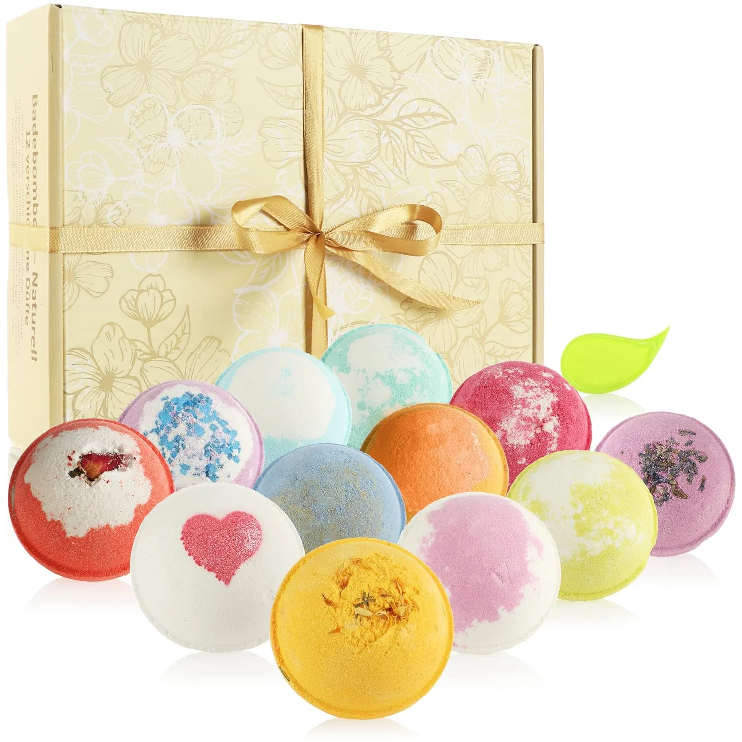 Набор из 12 бомбочек для ванны для ароматерапии Robin Goods, Pack Of 12 Bath Bombs