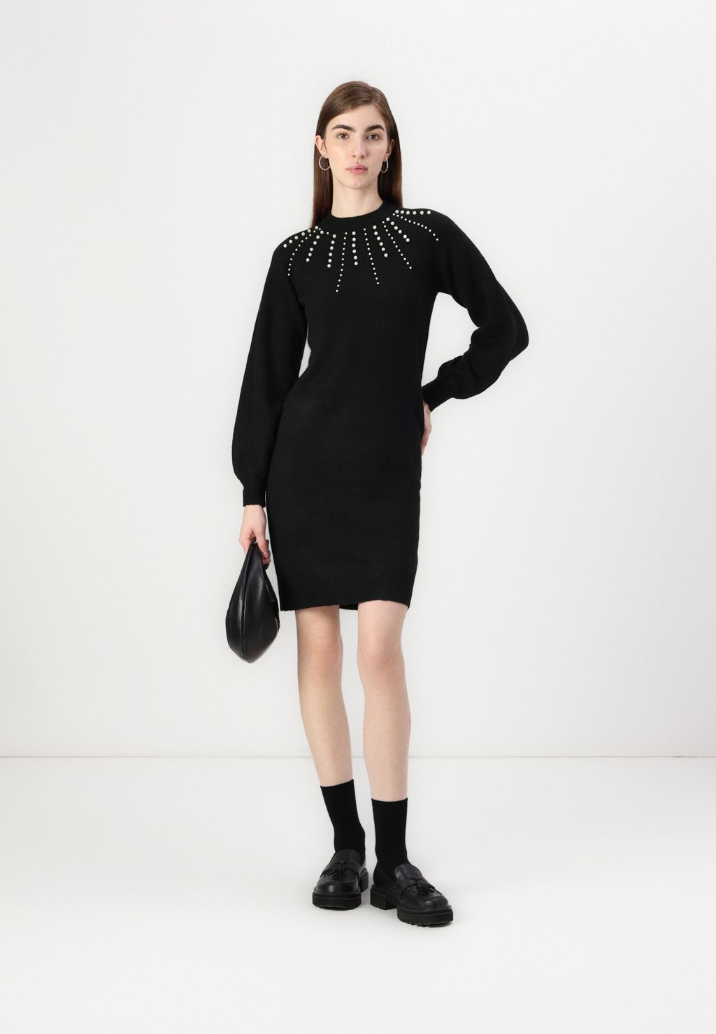 

Платье-джемпер VILINNEA O NECK PEARL DRESS VILA, черный