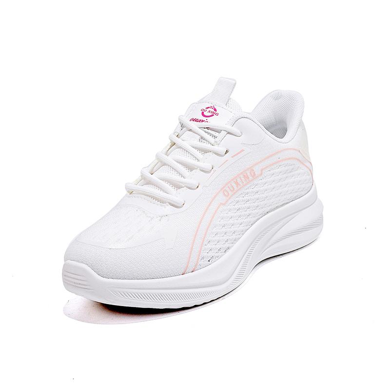 

Скользоустойчивые, износостойкие, дышащие детские повседневные кроссовки для подростков FIRS Kids, розовый/белый